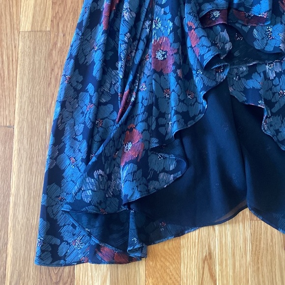 What Goes Around Comes Around Women’s Green Floral Printed Maxi Skirt Size XS - Picture 3 of 7